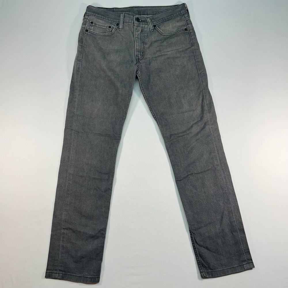 Levis 511 Slim Fit Grey Denim Jeans Mens 32x32 PC9-04511-0280